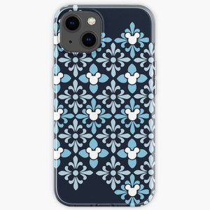 Indigo Hidden Character Pattern iPhone Case